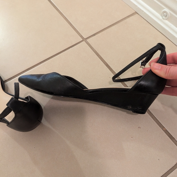 Nine West Black Mary Jane Wedge Heel - Picture 7 of 11